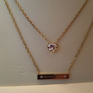 michael kors layered necklace